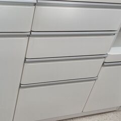 ★ジモティ割あり★ ニトリ レンジ台 白 H94.5×D50.5×W120 クリーニング済み TJ2247