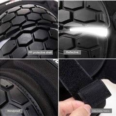 【新品】WOSAWE (モサウェ) オートバイ用ひざガード MTBダウンヒル ひざ当て モトクロス すね当ての画像