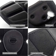 【新品】WOSAWE (モサウェ) オートバイ用ひざガード MTBダウンヒル ひざ当て モトクロス すね当ての画像