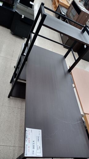 ★ジモティ割あり★ ニトリ テーブル 黒 H115×D48×W110 クリーニング済み TJ2253