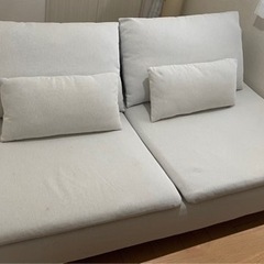 美品　IKEA ソーデルハムン　3人掛け　フィーンスタホワイトの画像