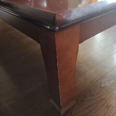 高級感あり★木製こたつ　座卓　コタツ　コードありの画像