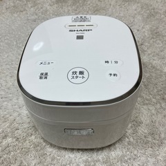 シャープの3合炊き炊飯器