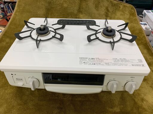 【愛品館江戸川店】Rinnai　LPガス用ガステーブル　2023年製　HOWARO ET34NJH4A-W1　 ID：133-034059-007