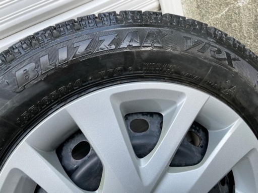スタッドレスBS ホイル付155/65/14 VRX  ホンダ純正カバー付