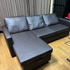 【お引き渡し完了⭐︎】ニトリ　Nシールド　収納付きソファーベッド