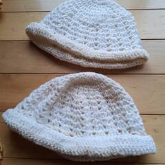 ストールとニット帽①の画像