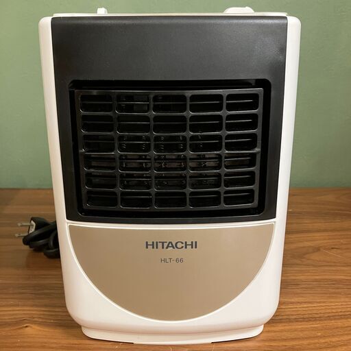 トイレ、洗面所、勉強机の足元ぽかぽか 日立　コンパクト電気温風機 HLT-66