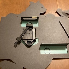 イタリア製ネコの掛け時計の画像