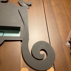 イタリア製ネコの掛け時計の画像