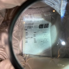 ユニクロ　フード付きダウンジャケット　レディース　Lの画像