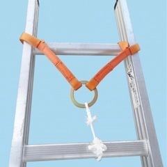 【商談中】梯子用安全ブロック取付ベルト金具　落下防止　スライダー　ハシゴの画像