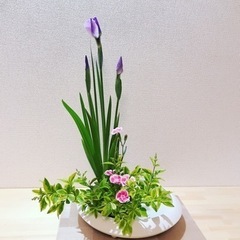 【子連れ歓迎】🌸広島市生花教室(小原流)🌸の画像