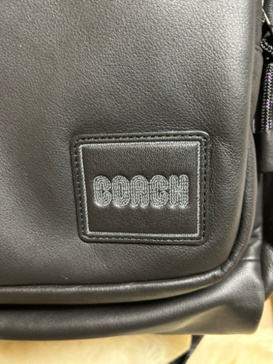 新品未使用　COACH コーチ　本革メンズリュック
