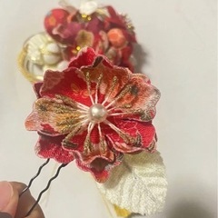 つまみ細工髪飾り 七五三  浴衣 前撮り 着物  浴衣 お祝いの画像