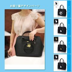 未使用、新品！正面のデザインは変えられる（お座り猫模様プレート付...