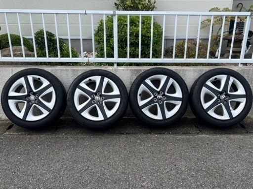 トヨタ　50 51 プリウス 後期 純正 アルミホイール 中古 タイヤ ホイール 4本 215/45R17 17インチ ツーリング