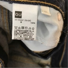 GUデニムパンツの画像