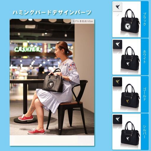未使用、新品！正面のデザインは変えられる（ハミングバード模様プレート付き）、ビジネス、プライベート兼用、本革製ハンドバッグ（お友達の会社の在庫品★販売当時の希望小売価格：18,800円）
