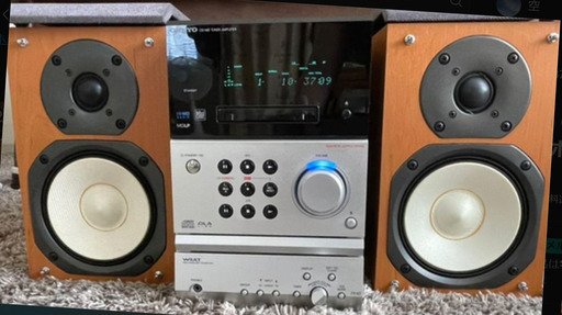 Onkyo FR-B7 CD MDミニコンポ木目調