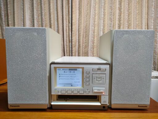 ジャンク　Panasonic　HDD内蔵コンポ　SC-SX400　ホワイト