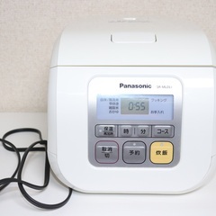 【中古】Panasonic 炊飯器　コンパクトな３合炊き　一人暮らし　サブ炊飯器におすすめの画像