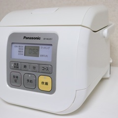 【中古】Panasonic 炊飯器　コンパクトな３合炊き　一人暮らし　サブ炊飯器におすすめの画像