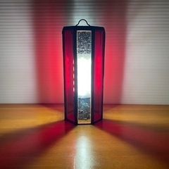 ④ステンドグラスランタンシェード