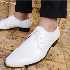 新郎タキシードシューズ　27.5㎝の画像