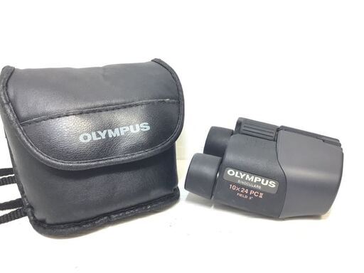 OLYMPUS BINOCULARS★双眼鏡 オリンパス 10×24 PCⅡ FIELD 5゜☆ケース付き