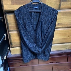 服/ファッション 総レースカーディガン レディース