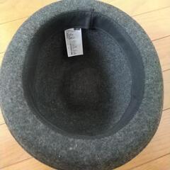 【美品・未使用】ユニクロ帽子レディース グレーの画像