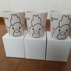 【新品・未使用】LAWSONからあげくんタンブラー 3こセット