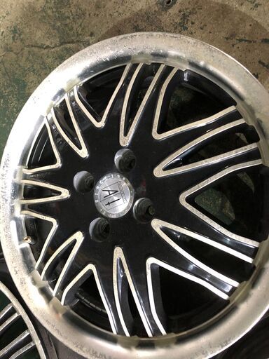 早い者勝ち！中古ﾎｲｰﾙ！ANHELO　16インチ　5J+45　4-100　4本セット