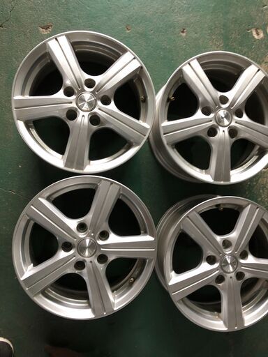 早い者勝ち！中古ﾎｲｰﾙ！Exedeer　15インチ　6J+43　5-114.3　4本セット