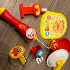 アンパンマンお料理セット　歯磨き　ラッパ