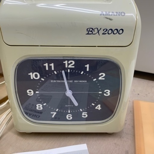 タイムレコーダー BX2000 取説あり