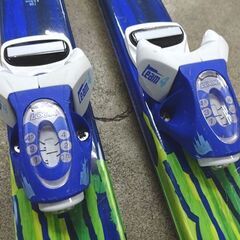 136cm ジュニアカービングスキー ハート frozen.J rocker ビンディング LOOK ポール 3点セット Hart 札幌市 白石店の画像