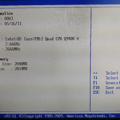 マザーボードLGA775　CPU Q9400　メモリ 2GBの画像