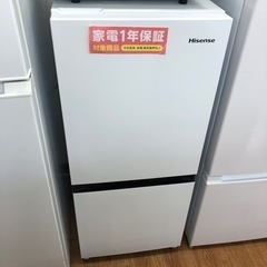 安心の1年保証付！！Hisense 2ドア冷蔵庫　135L 売ります！取りに来れる方限定！