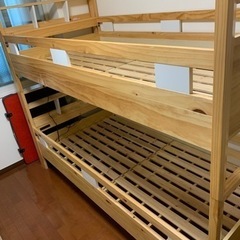 ニトリ　二段ベッド（一段でも使えます）