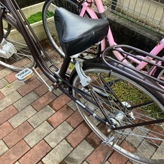 自転車2台の画像