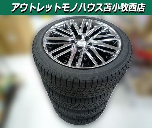 トヨタ クラウン アスリート 210系 純正 ホイール スタッドレスタイヤ付き 4本セット 中古 225/45R18 苫小牧西店