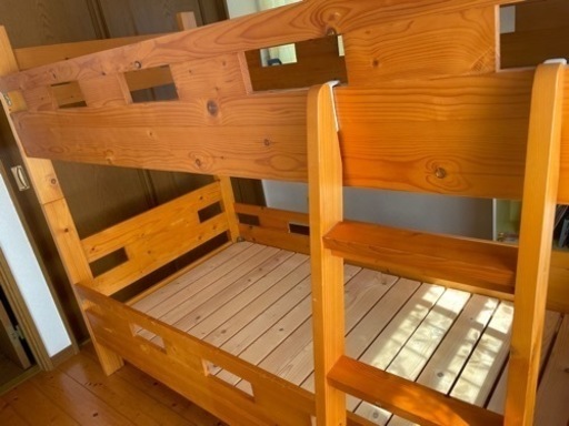 2段ベッド　パイン材すのこ