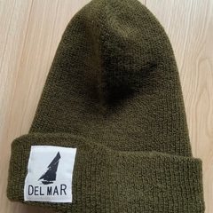 DEL MAR★ニットキャップ ニット帽 MADE IN USA アメリカ製 100%ウールの画像