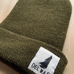 DEL MAR★ニットキャップ ニット帽 MADE IN USA アメリカ製 100%ウールの画像