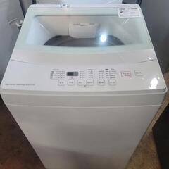 仙台市若林区若林⤴️①美品/ニトリ6.0kg洗濯機/清潔ステンレス槽/2019年製品/仙台リサイクルショップの画像