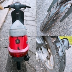 【実働】HONDA PALパル AF17 原付 スクーター ★女性/高齢者の方オススメ★軽い!!小回り抜群★オイル補充済み★の画像