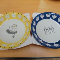 未使用品！ ムーミン パスタ皿 4枚セット カレー皿 MOOMIN yamaka MM1000-184 食器 西岡店の画像