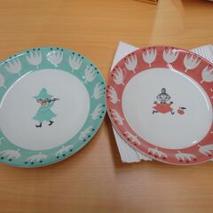 未使用品！ ムーミン パスタ皿 4枚セット カレー皿 MOOMIN yamaka MM1000-184 食器 西岡店の画像